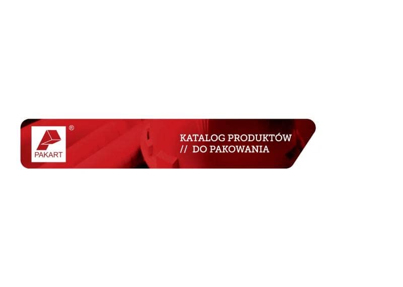 Katalog produktów do pakowania